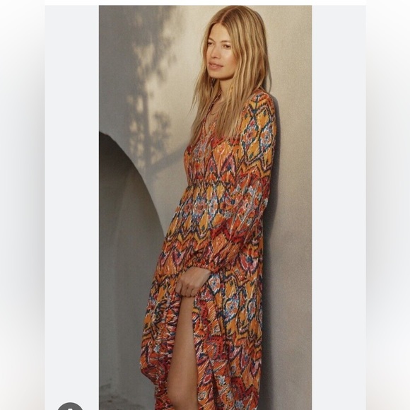 Maeve Dresses & Skirts - NWT Anthropologie Maeve Tamarind Tiered Maxi Dress